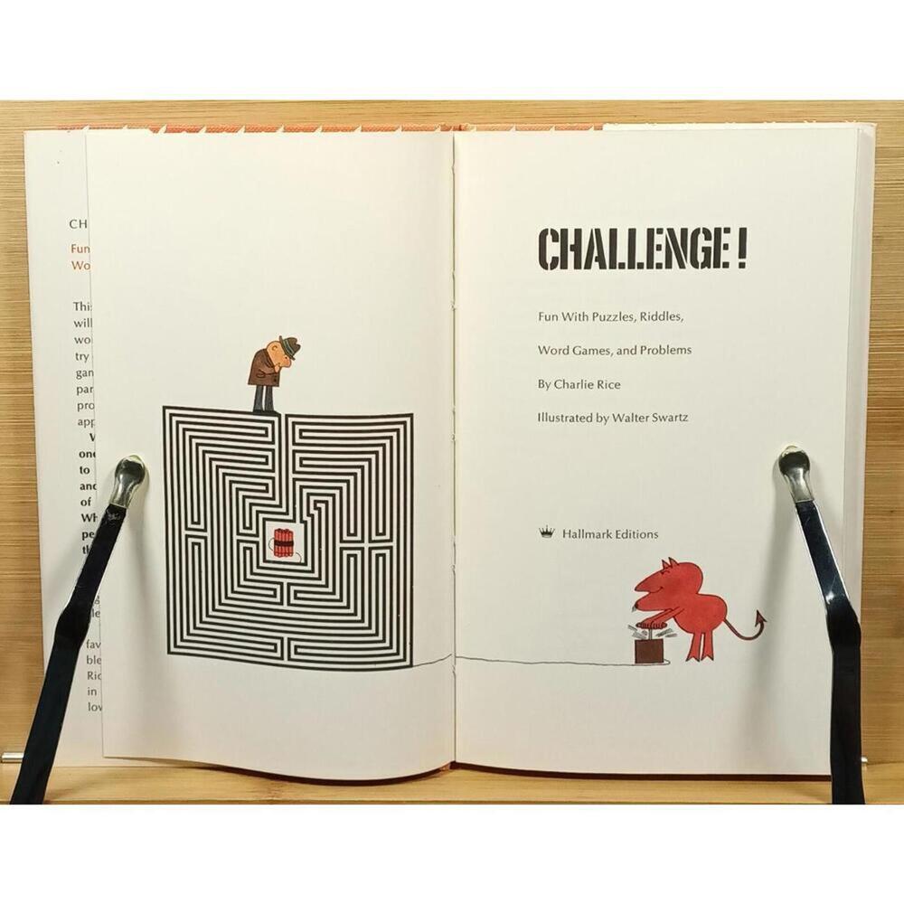 Challenge! Fun With Puzzles, Riddles, Word Games and Problems by Charlie Rice - Picture 3 of 16